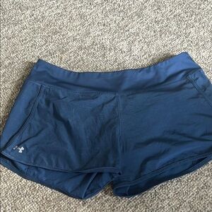 Under Armour Blue Athletic Shorts Lightweight Performance Design